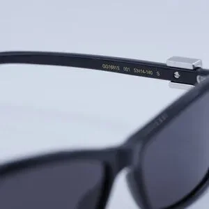 ?️ New Gucci GG1681S 001 Sunglasses - Shiny Black Frame, Solid Grey Lens… Gucci GG1681S XS (53 - 14) with Grey lenses and Black frame  main image 2